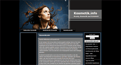 Desktop Screenshot of kosmetik.info