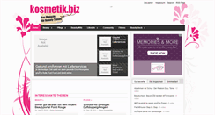 Desktop Screenshot of kosmetik.biz