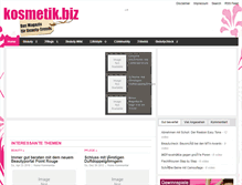Tablet Screenshot of kosmetik.biz