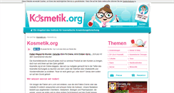 Desktop Screenshot of kosmetik.org