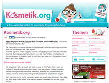 Tablet Screenshot of kosmetik.org