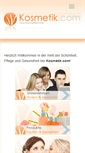 Mobile Screenshot of kosmetik.com