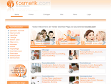Tablet Screenshot of kosmetik.com